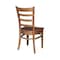 International Concepts Set of Two Emily Side Chair, Distressed Oak C42-617P - alternate 6